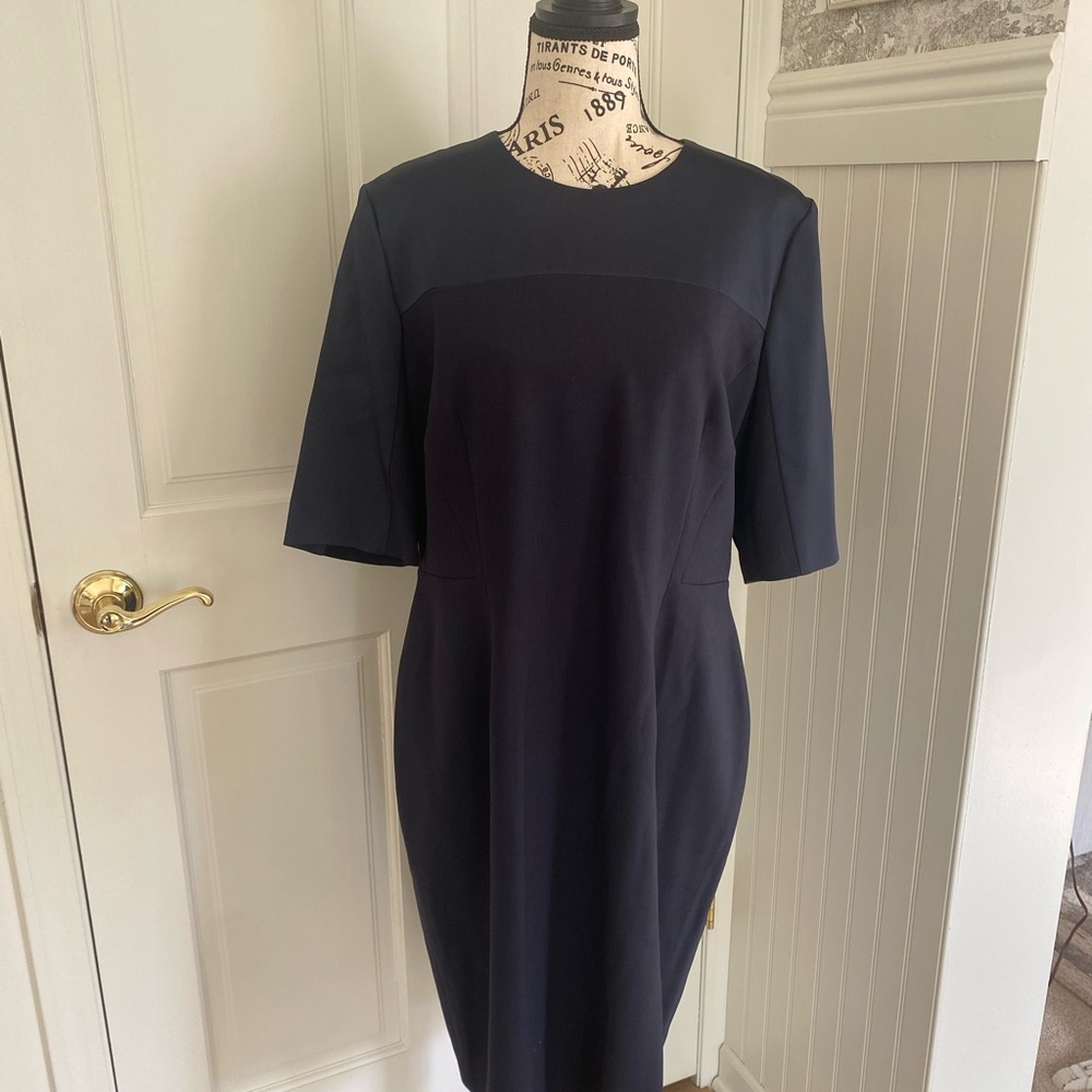 Elegant Navy Blue Dress